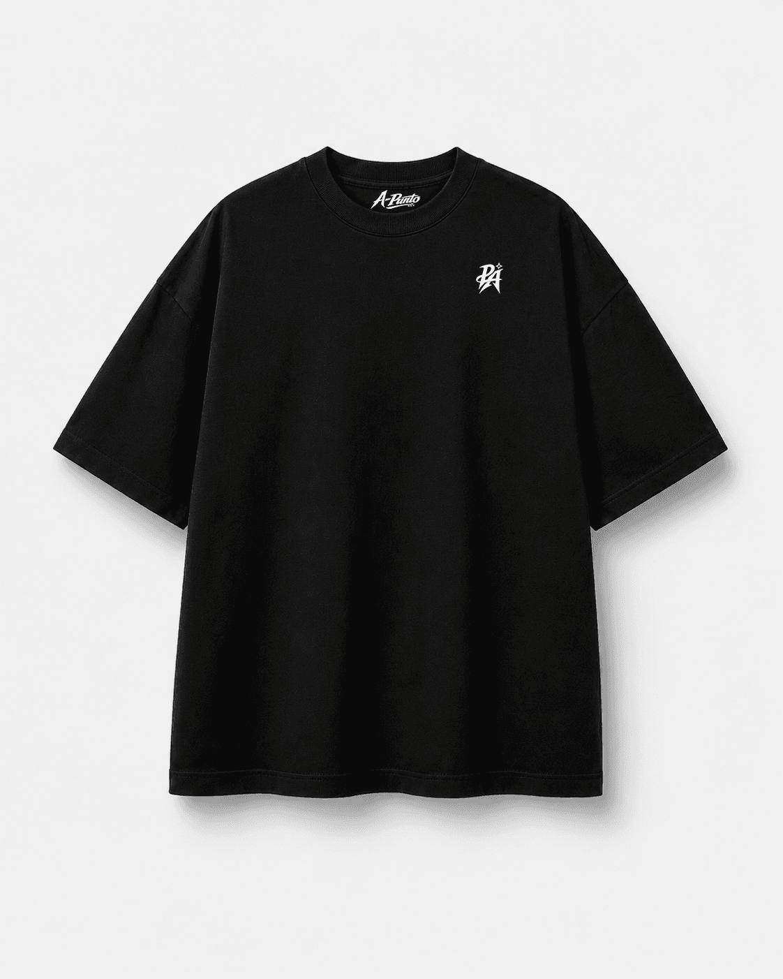 Polera Minimalista Negra vista frontal