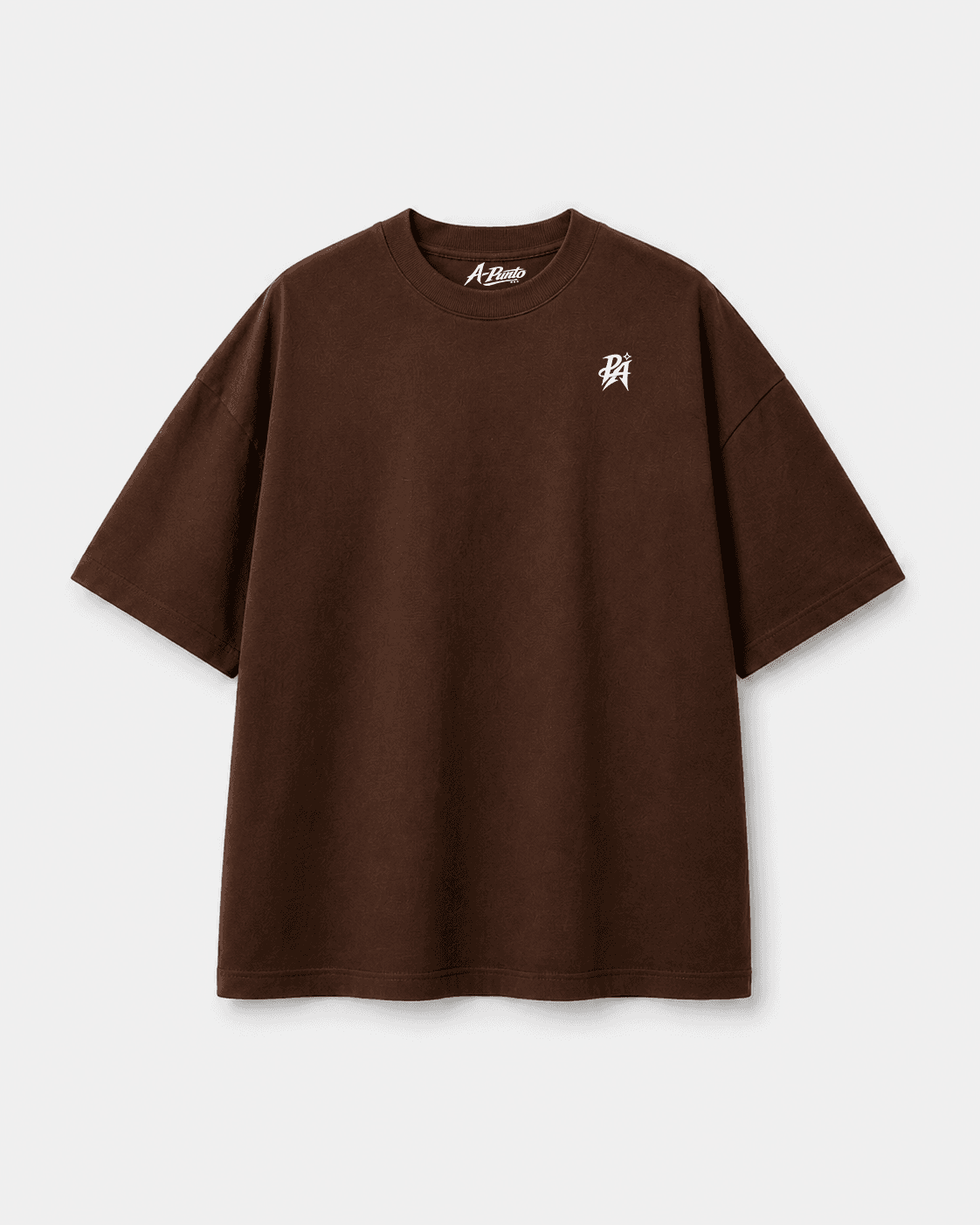 Polera Minimalista Chocolate vista frontal